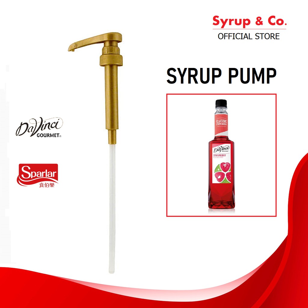 SYRUP PUMP Dispenser for Davinci Starbucks T0rni Top Creamery Easy