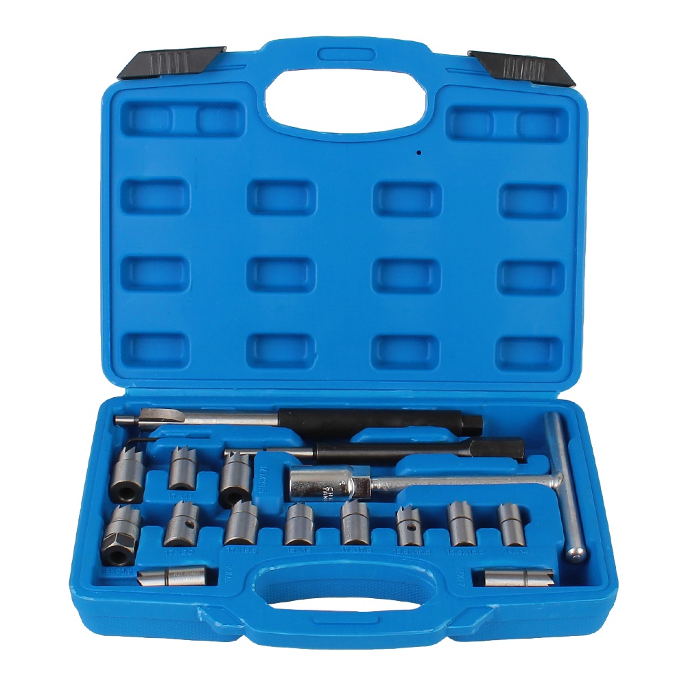 Diesel Injector Seat Cutter set Cleaner Tool Car Accessories Auto Repair Tools 6/8/11/17 pcs/set