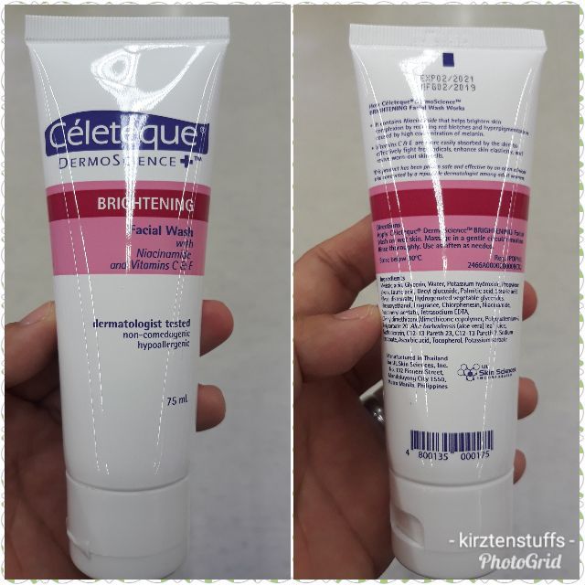 Celeteque Brightening Facial Wash with (75ml) Shopee