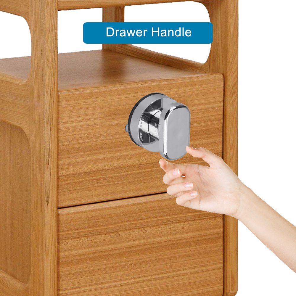 Bathroom Bathtub Glass Door No Drilling Shower Handle with Suction Cup