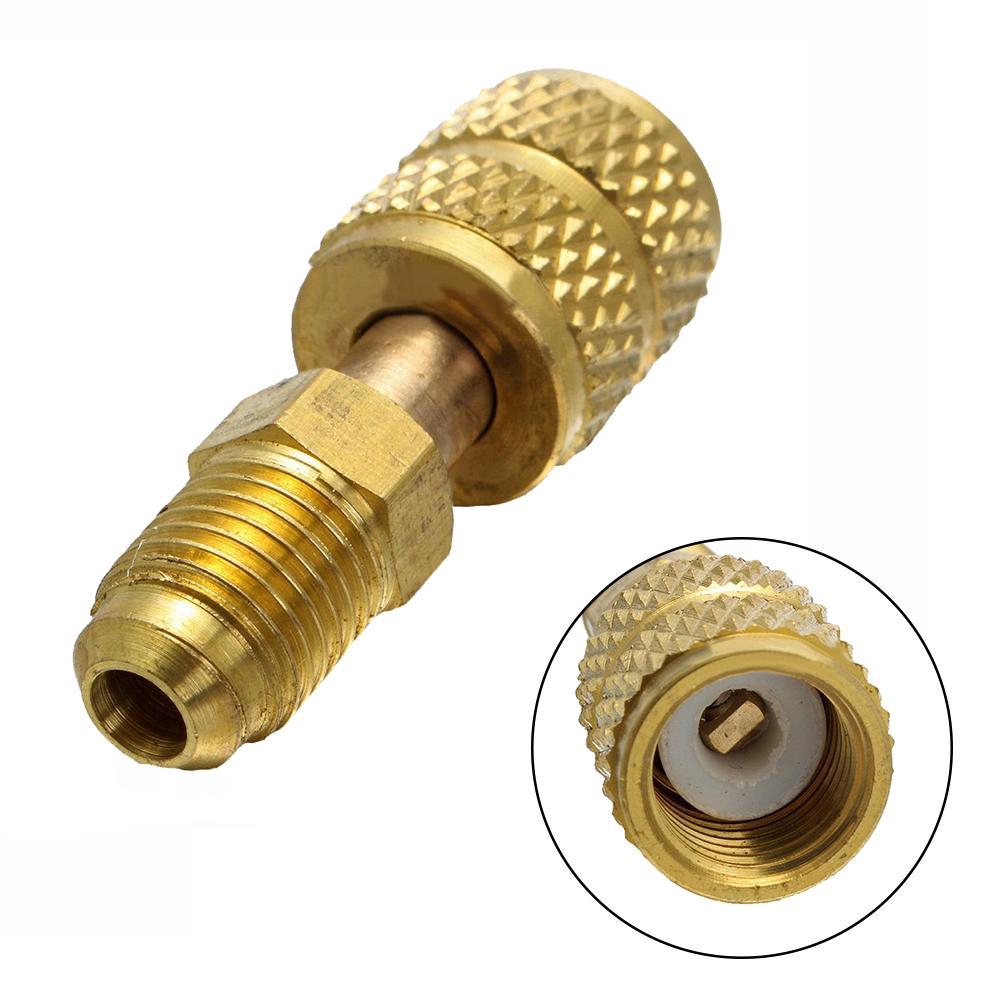 1/4 inch R410A Brass Refrigerant Adapter Male to 5/16