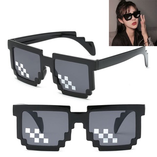 Wholesale Deal With It Glasses 8 bits Mosaic Pixel Sunglasses Men Cosplay Party  Eyewear thug life Popular Around the World From m.