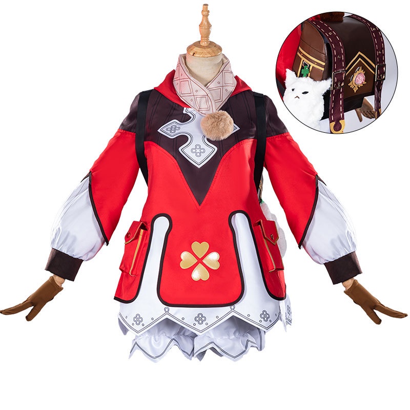 Game Genshin Impact Klee Cosplay Costume Loli Party Outfit Uniform ...