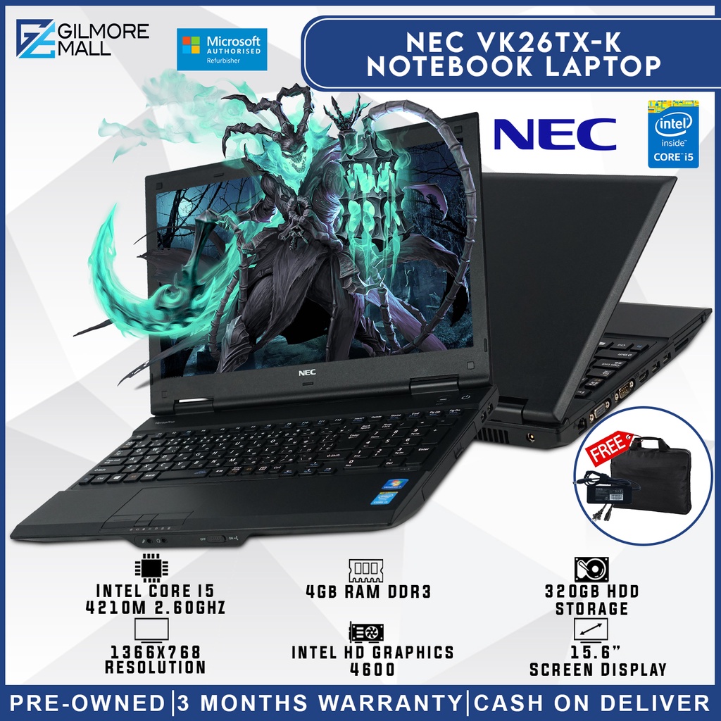 NEC VK26TX-K NOTEBOOK LAPTOP | Intel Core i5 4210M 2.60Ghz, 15.6