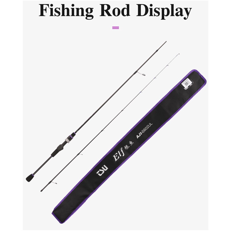 TSURIOYA ELF AJING S752UL / AJING S822L Rod | Shopee Philippines