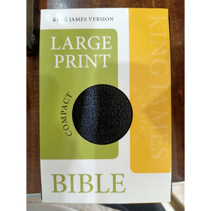 King James Version Bible ( KJV Compact Size Large Print ) - Bonded ...