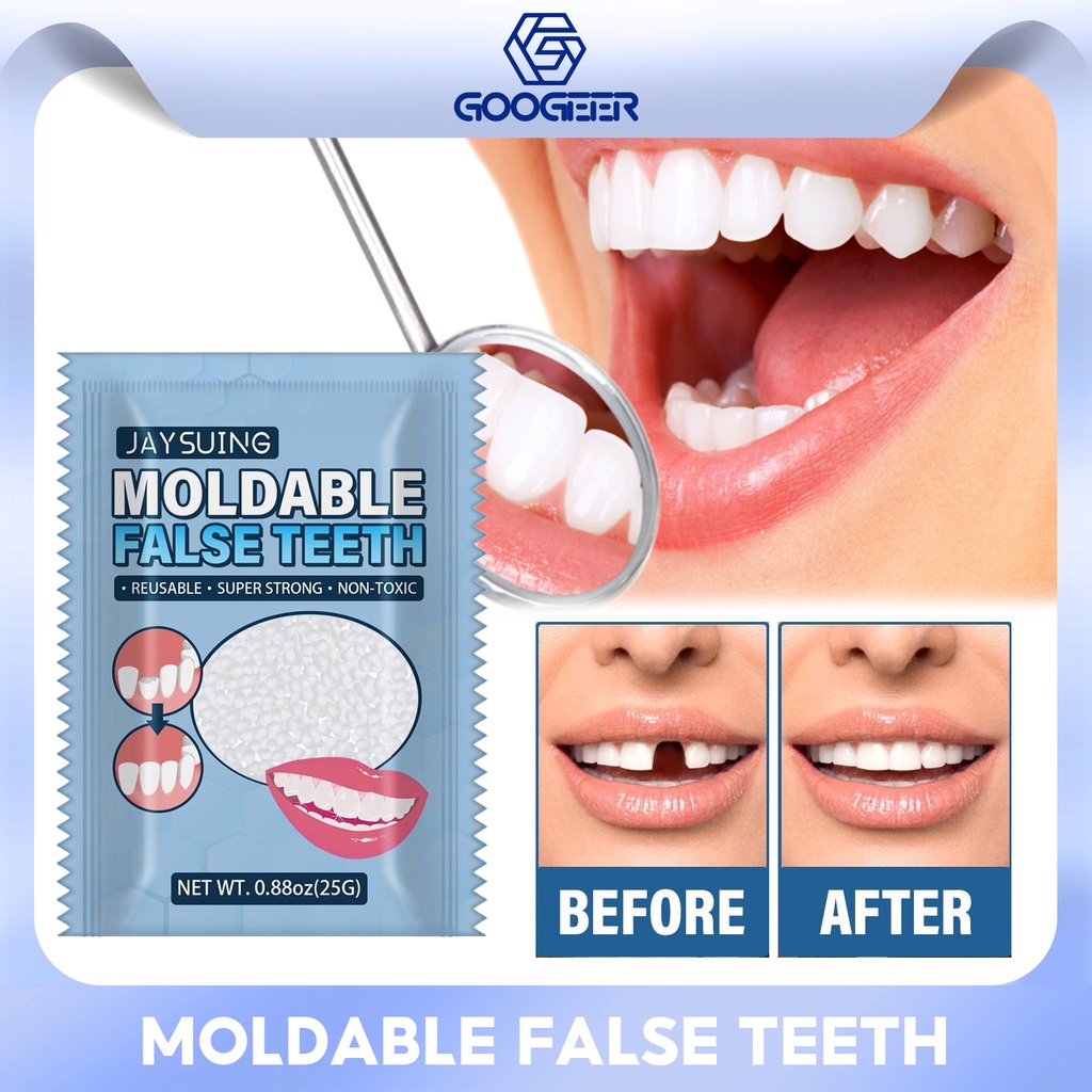 Jaysuing Resin False Teeth Filling Teeth Replacement Temporary Tooth Repair Kit Teeth And Gap