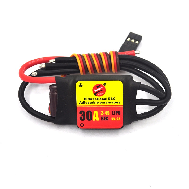 ZMR 12A/20A/30A/40A/50A/60A/80A ESC sans balais bidirectionnel pour hélice pneumatique sous-marine de voiture télécommandée  26