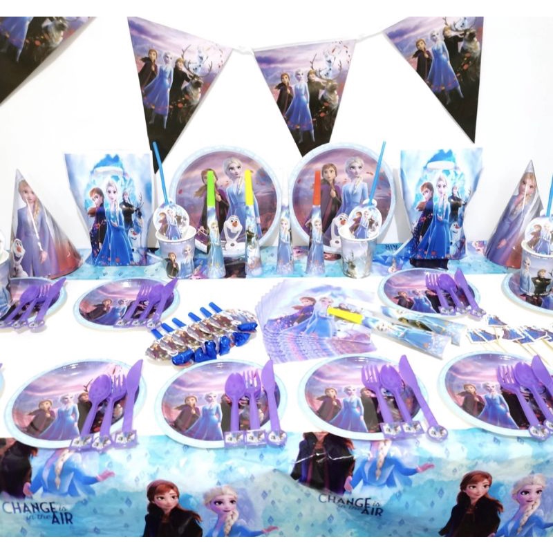 Part 2 Frozen 2 Theme Happy Birthday Party Decorations Supplies ...