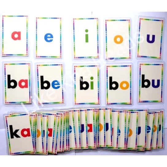 Laminated Flash cards for kids ABAKADA Shopee Philippines