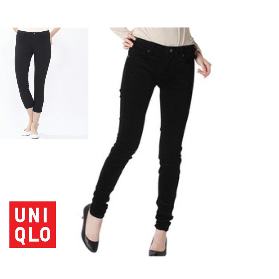 Uniqlo black jeggings XS, Women's Fashion, Bottoms, Jeans & Leggings on  Carousell