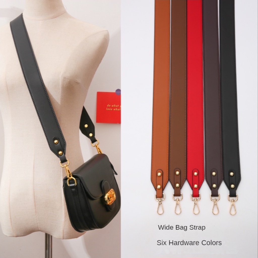 Bags Strap Leather Replacement Belt Detachable Crossbody Sling Handbag Strap Accessories