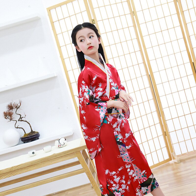 Baby Girl Kimono Traditional Formal Dress Kids Japanese Style Party Cosplay  Costume Children Yukata Robes Haori Samurai Clothing only dress | Shopee  Philippines