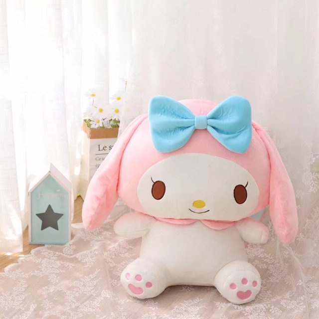 Japanese Style Plush Toy Sanrio Kuromi Cinnamoroll Hug Pillow Anime My ...