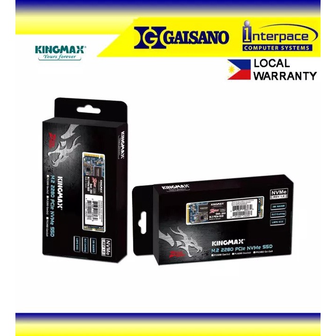 Kingmax 1tb M.2 2280 Nvme Internal SSD PCIe Gen3x4 PQ3480 | Shopee