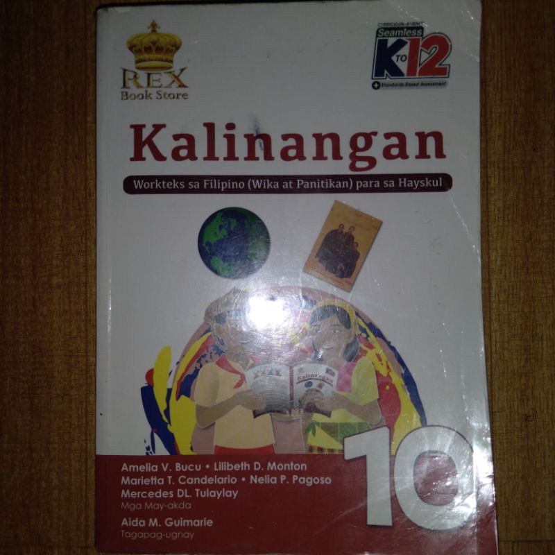 Kalinangan Grade 10 Textbook (Rex Bookstore) 2017. Ed | Shopee Philippines