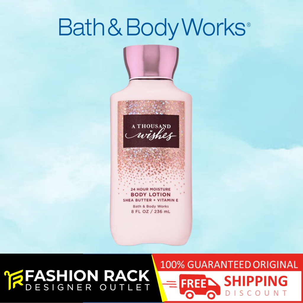 Bath and Body Works A Thousand Wishes Body Lotion 236Ml Shopee