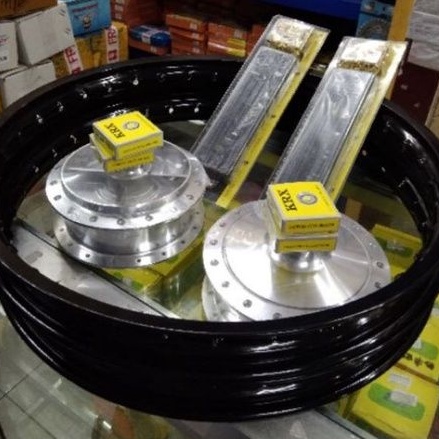 Smash 115 rim 1set +hub 1set+ rayos 1set+4pcs Bearing | Shopee Philippines