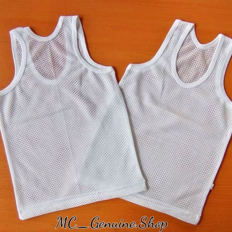 1PC WHITE AIRCOOL SANDO FOR KIDS BOY 0-10 YEARS OLD ( 7 SIZES, DIRECT ...