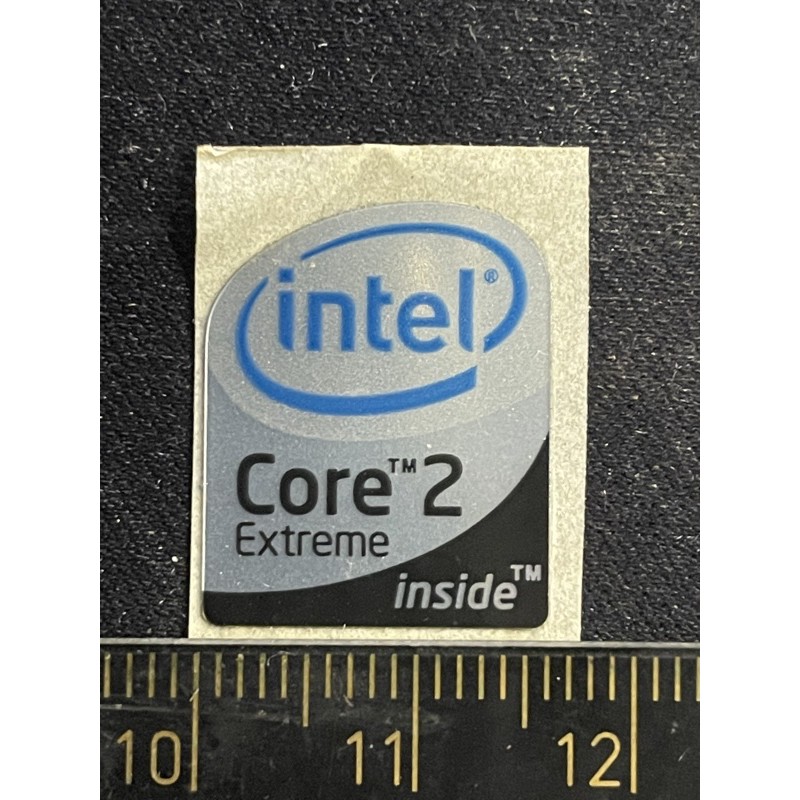 Original intel Core 2 Extreme logo Sticker | Shopee Philippines