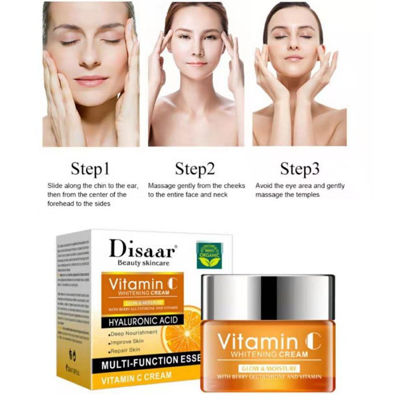 Disaar Vitamin C Whitening Cream With Berry Glutathione And Vitamin ...