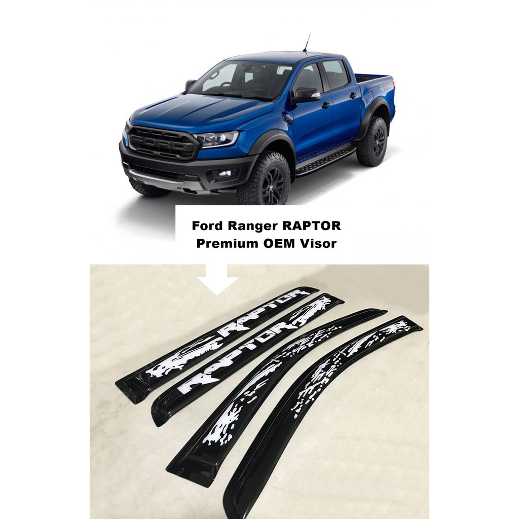 Ford Ranger Raptor Premium OEM Window Visor | Shopee Philippines