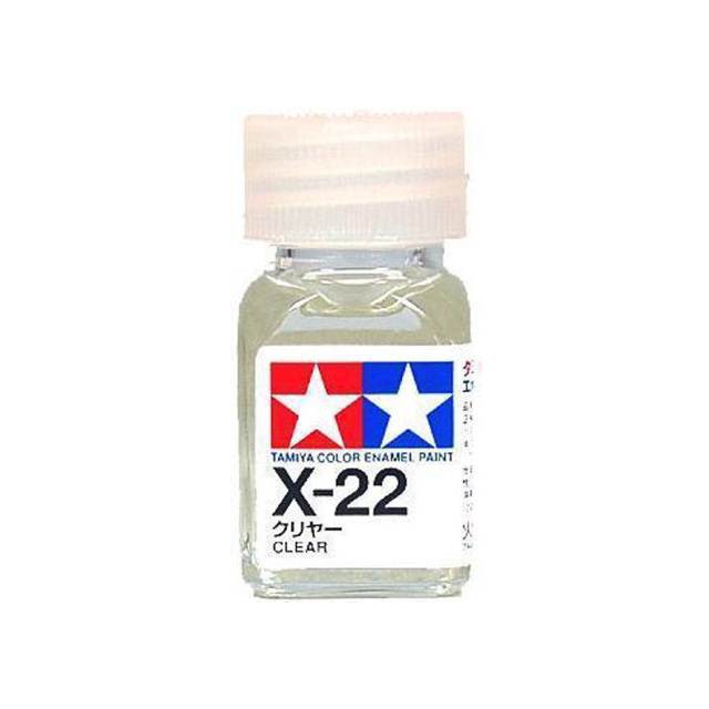 Enamel Paint TAMIYA X22 Clear (10 ml) For Plastic Gunpla Model