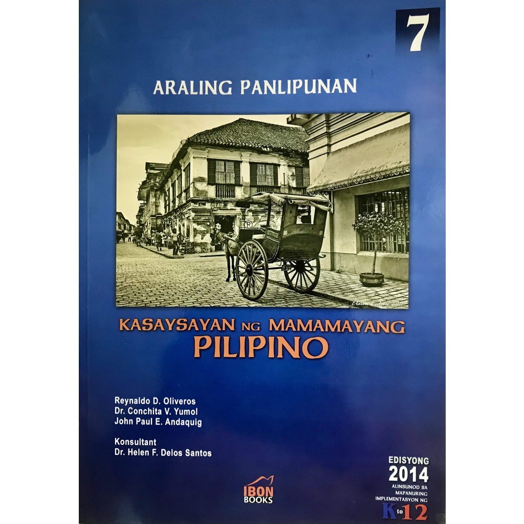 Araling Panlipunan 7 Kasaysayan Ng Mamamayang Pilipino 2014 Edition Shopee Philippines 0323