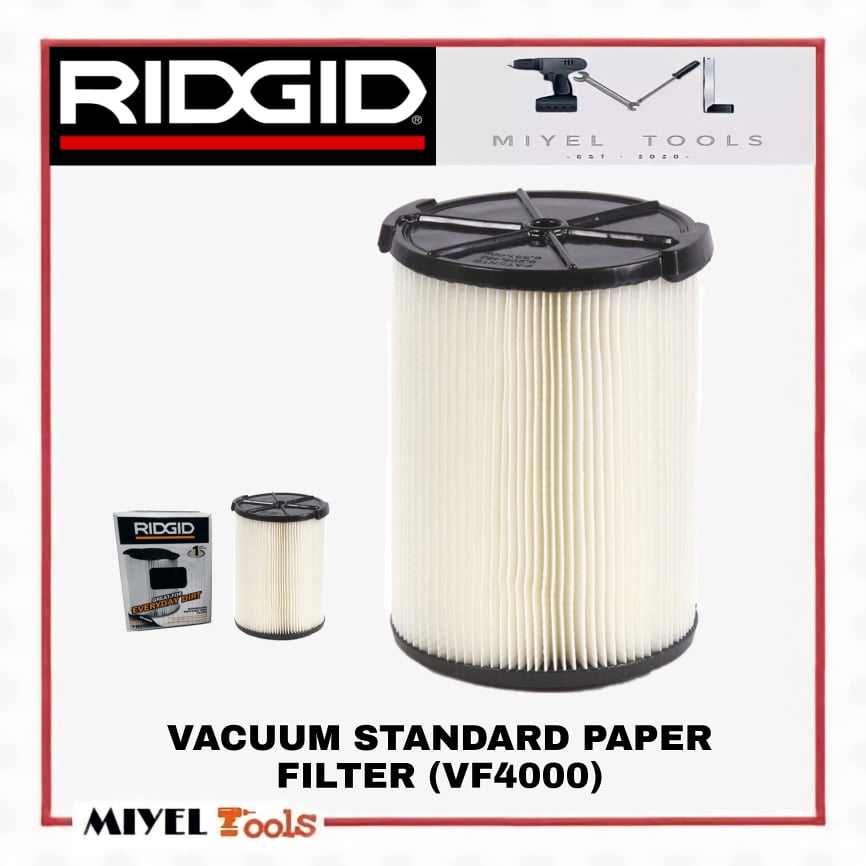 RIDGID Standard Vacuum Filter (VF4000) Standard Wet/Dry Vac Filter