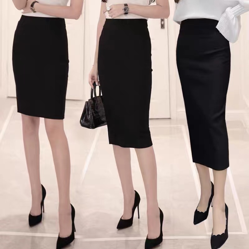 Black Office Skirt for Women Formal Wear Good Quality Shopee Philippines