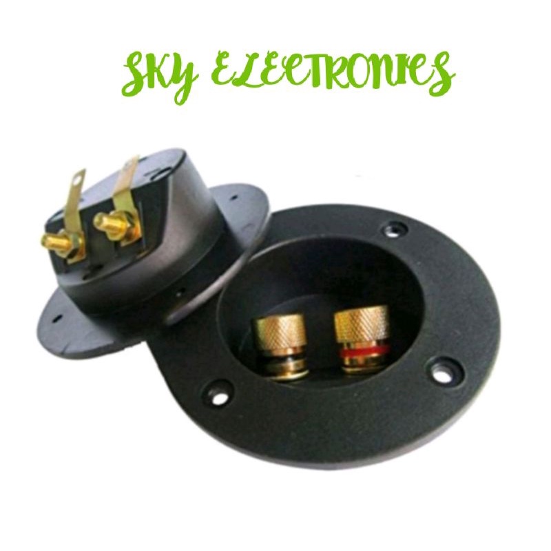 ROUND SPEAKER TERMINAL (PLASTIC) | Shopee Philippines