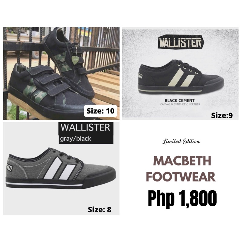 Macbeth store shoes price