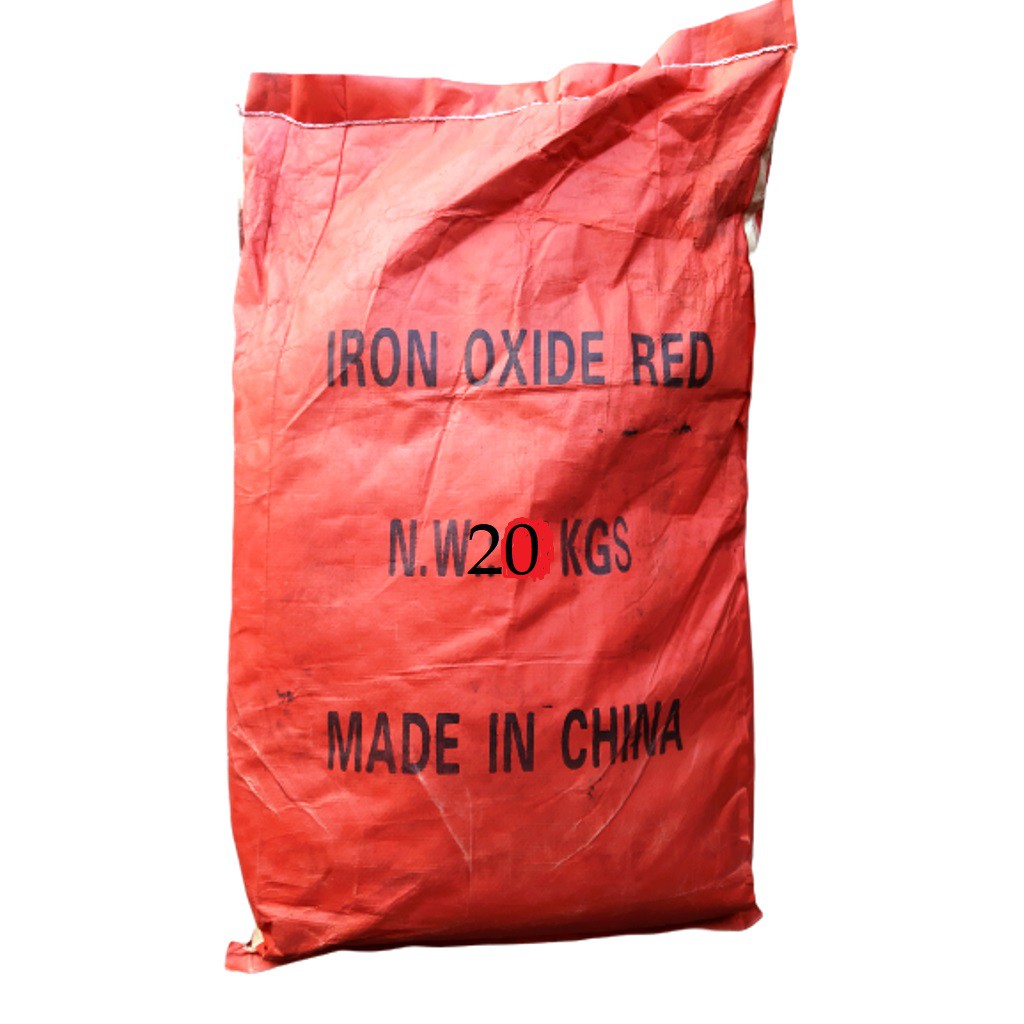 25Kilos 1 Bag Red Cement Iron Oxide Pigments Powder Shopee Philippines