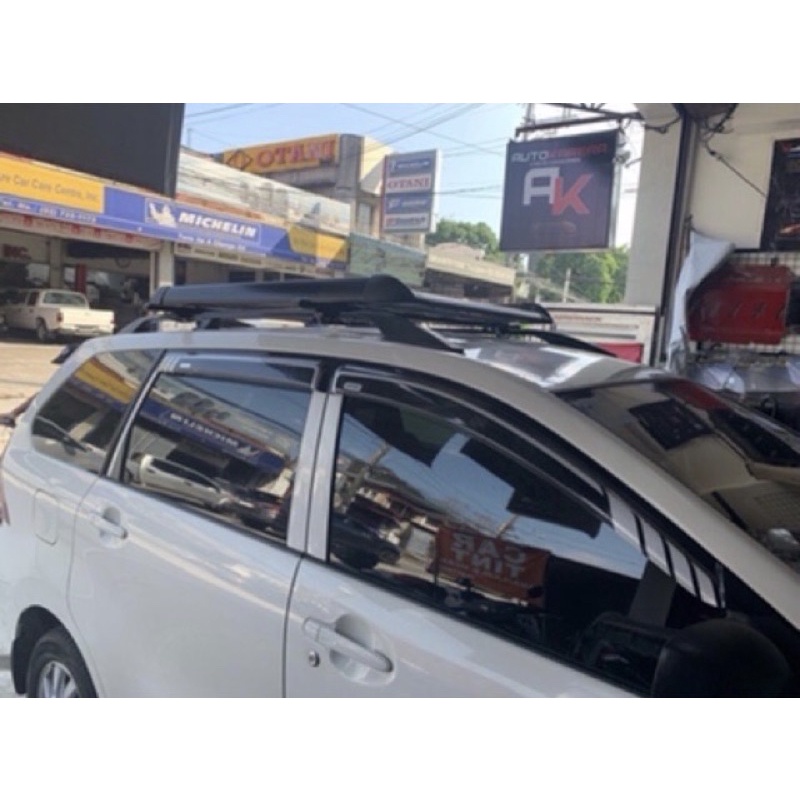 Toyota Avanza Roof Rack with Roofrail and Crossbar Shopee