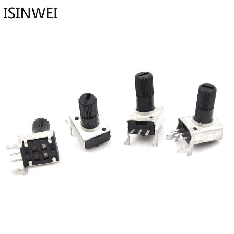 10pcs RV09 10K/50K/100K/5K/1K/2K Horizontal WH09 Potentiometer ...