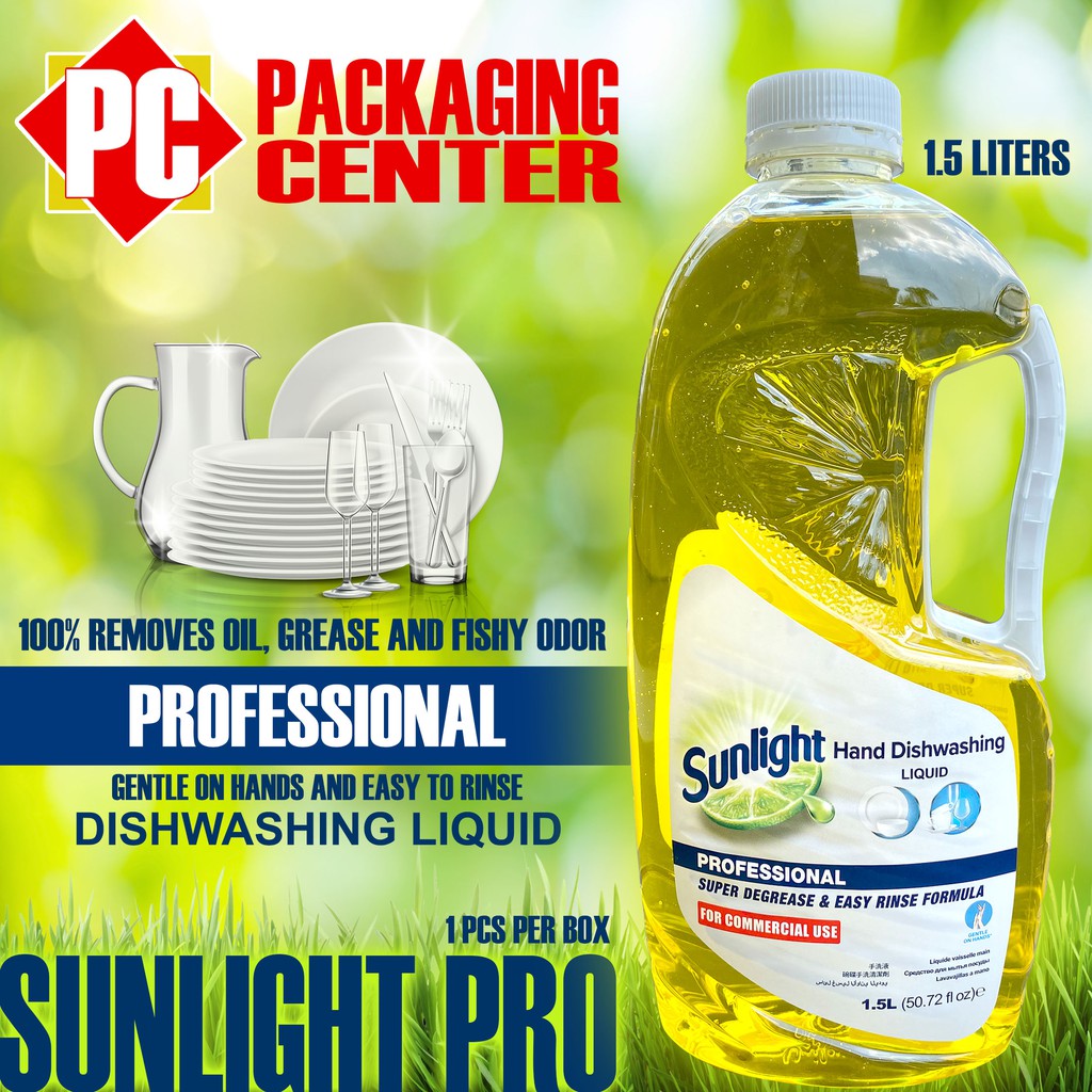 Sunlight Professional Dishwashing Liquid Lemon 15 Liters By 1pcs Per