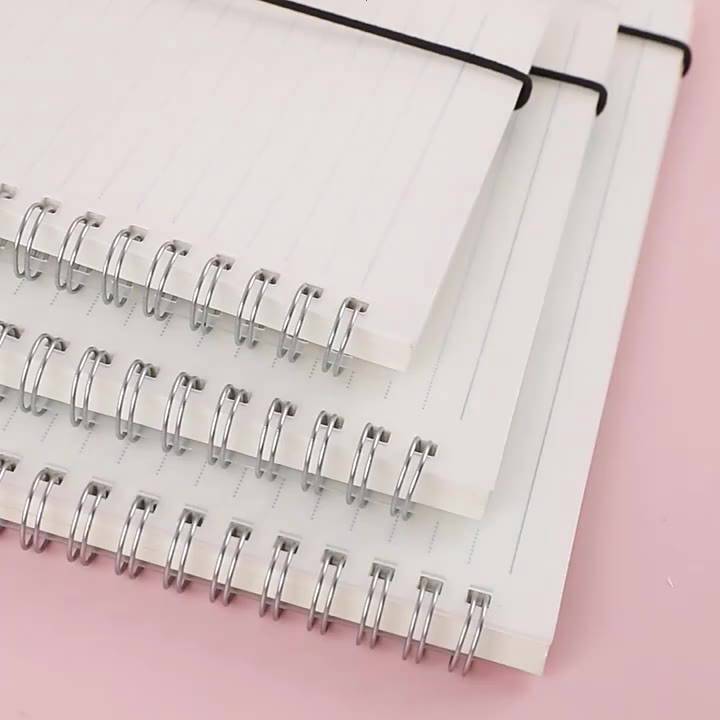 Lined/Grid/Blank Notebook Double Spring Notepad School Supplies Coil ...