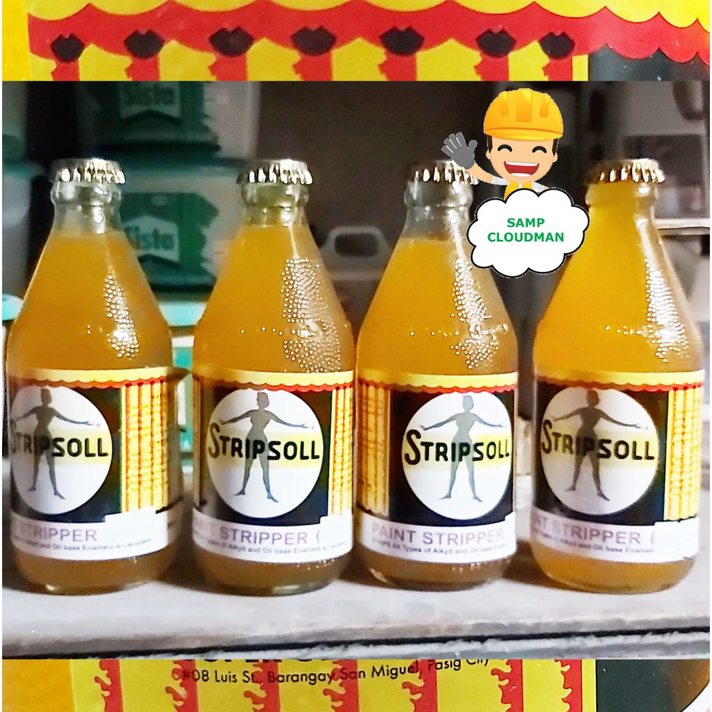 Stripsoll Paint Stripper/Remover 350cc Bottle/ Stripsol Per Bottle