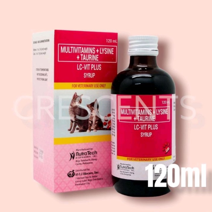 LC-VIT Plus Syrup Multivitamins+Lysine+Taurine 120ml | Shopee Philippines