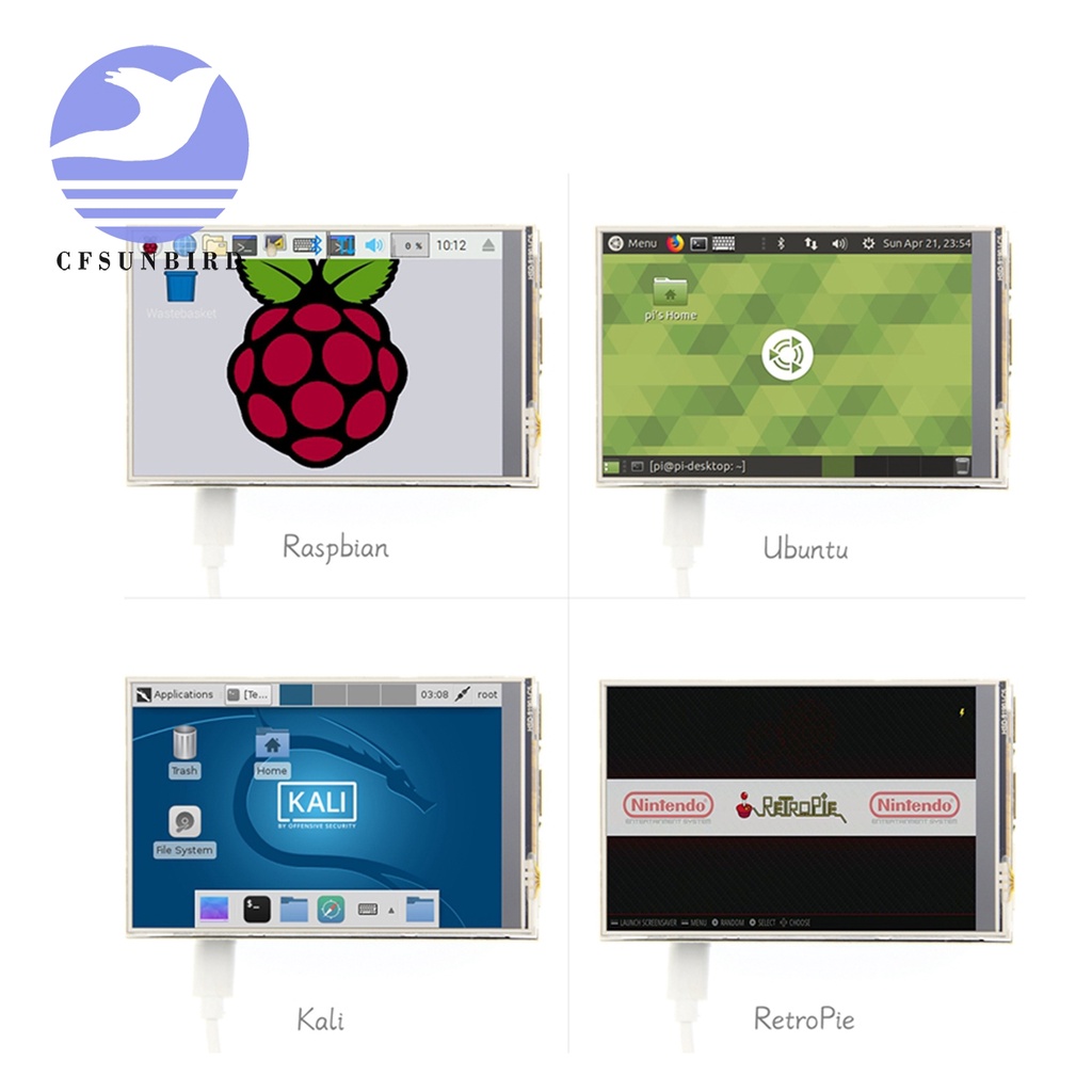 3.2 / 3.5 / 4.0 inch MHS TFT GPIO LCD Module Screen Display with Touch ...