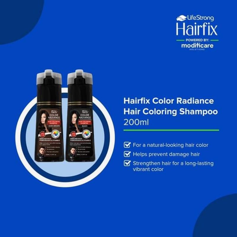 HAIRFIX COLOR RADIANCE HAIR COLORING SHAMPOO 200 ml Shopee Philippines
