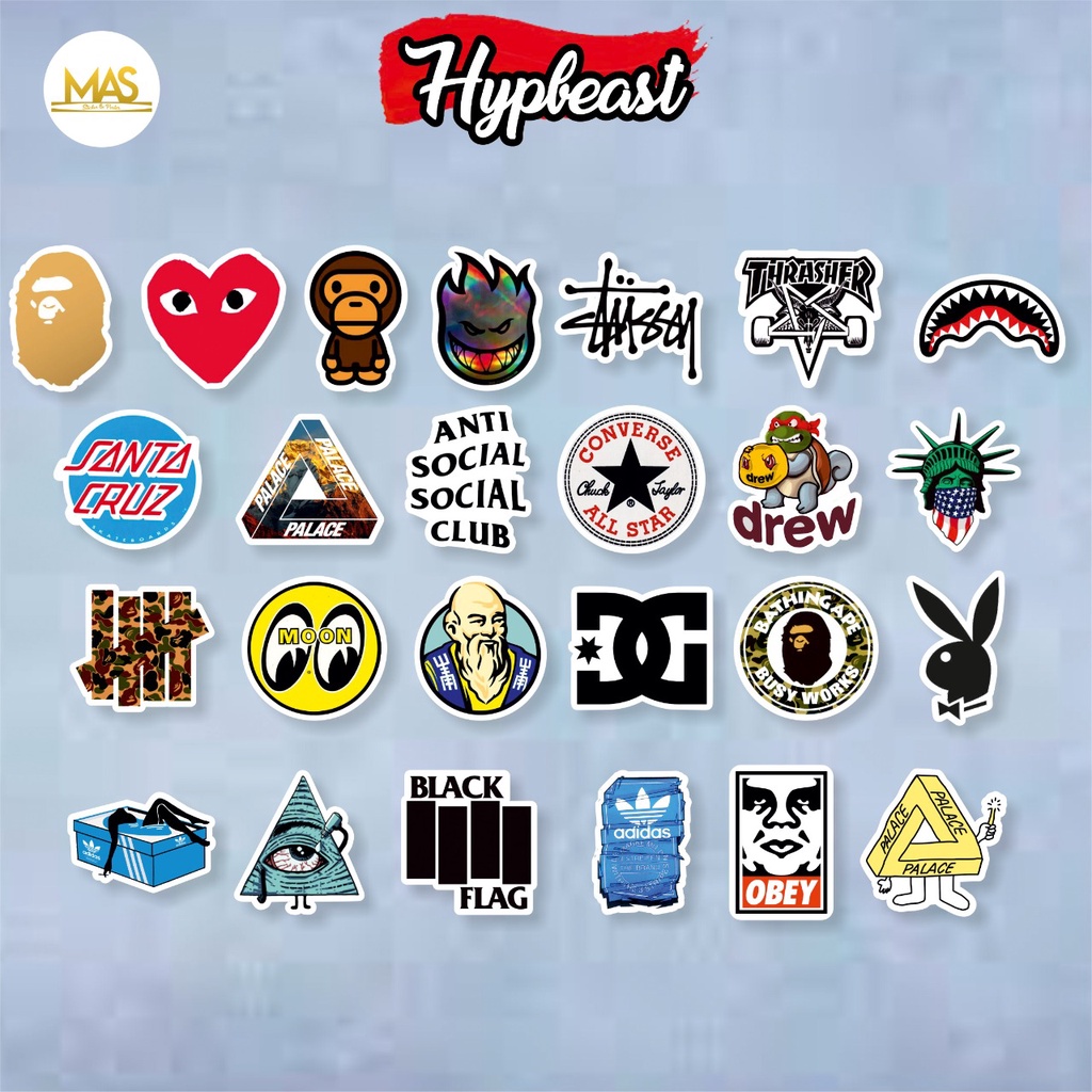 Hypebeast aesthetic Stickers (scrapbook, coverbook, tumblr, laptop Etc