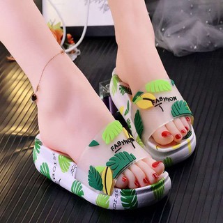 High heel hot sale rubber slippers