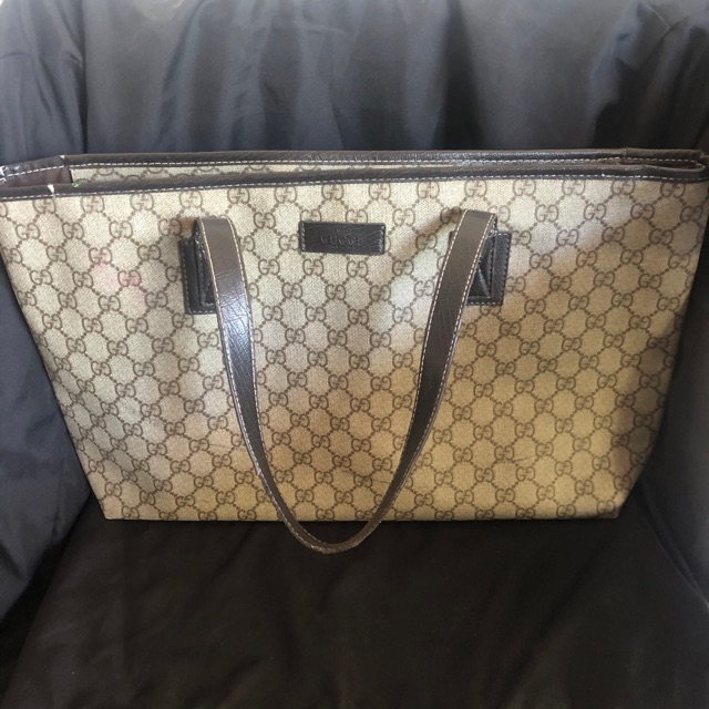 Gucci pvc hot sale tote bag