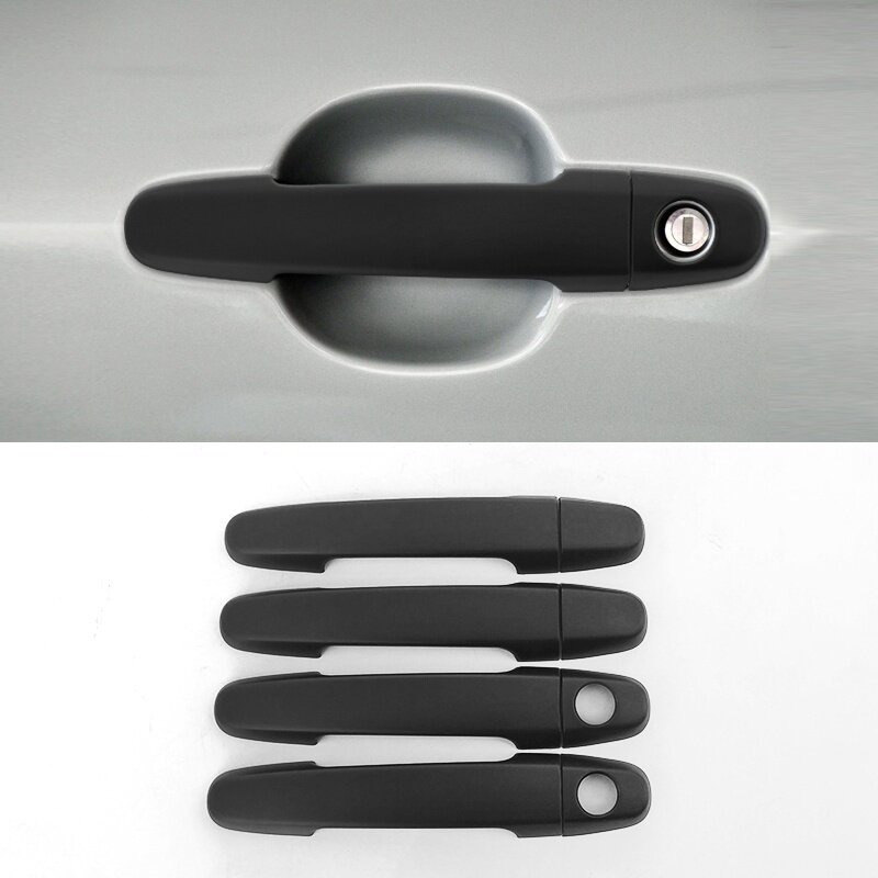 （FT）For TOYOTA HILUX VIGO 2004-2015 matte black car door handle cover ...