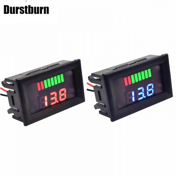 Car Battery Charge Level Indicator DC 12V 24V 36V 48V 60V 72V 84V ...