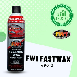 4 Cans FW1 FastWax Waterless Wash and Car Wax Removes Dirt, Adds Shine !