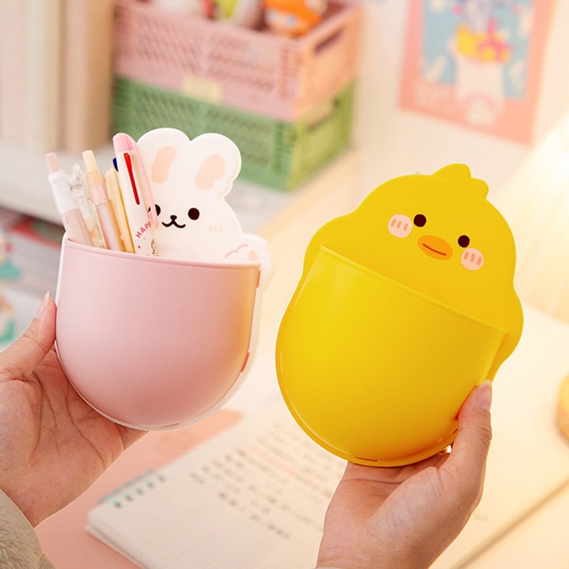 1Pcs Creative Cartoon WallMounted Stand Rack Lovely Large Capacity