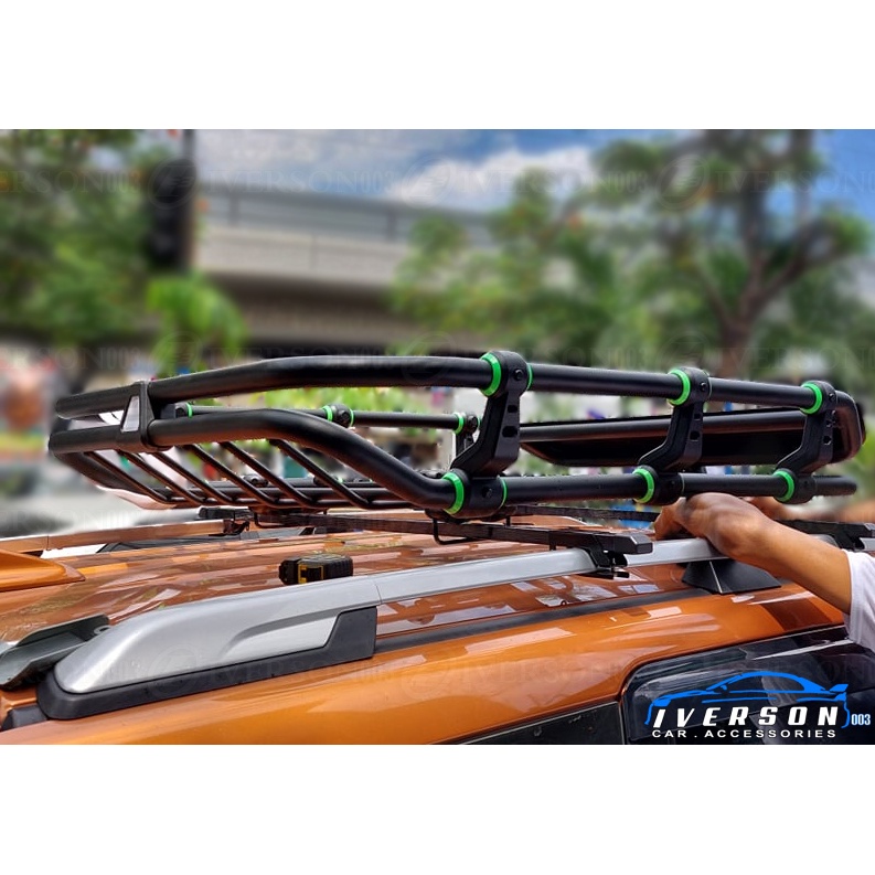 38x50 Stingray Roof Rack Luggage Rack with Clip Type Crossbar installed ...