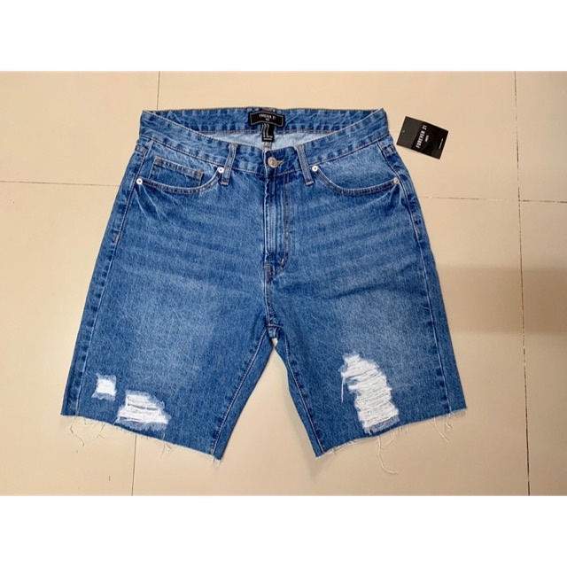 forever 21 mens jean shorts